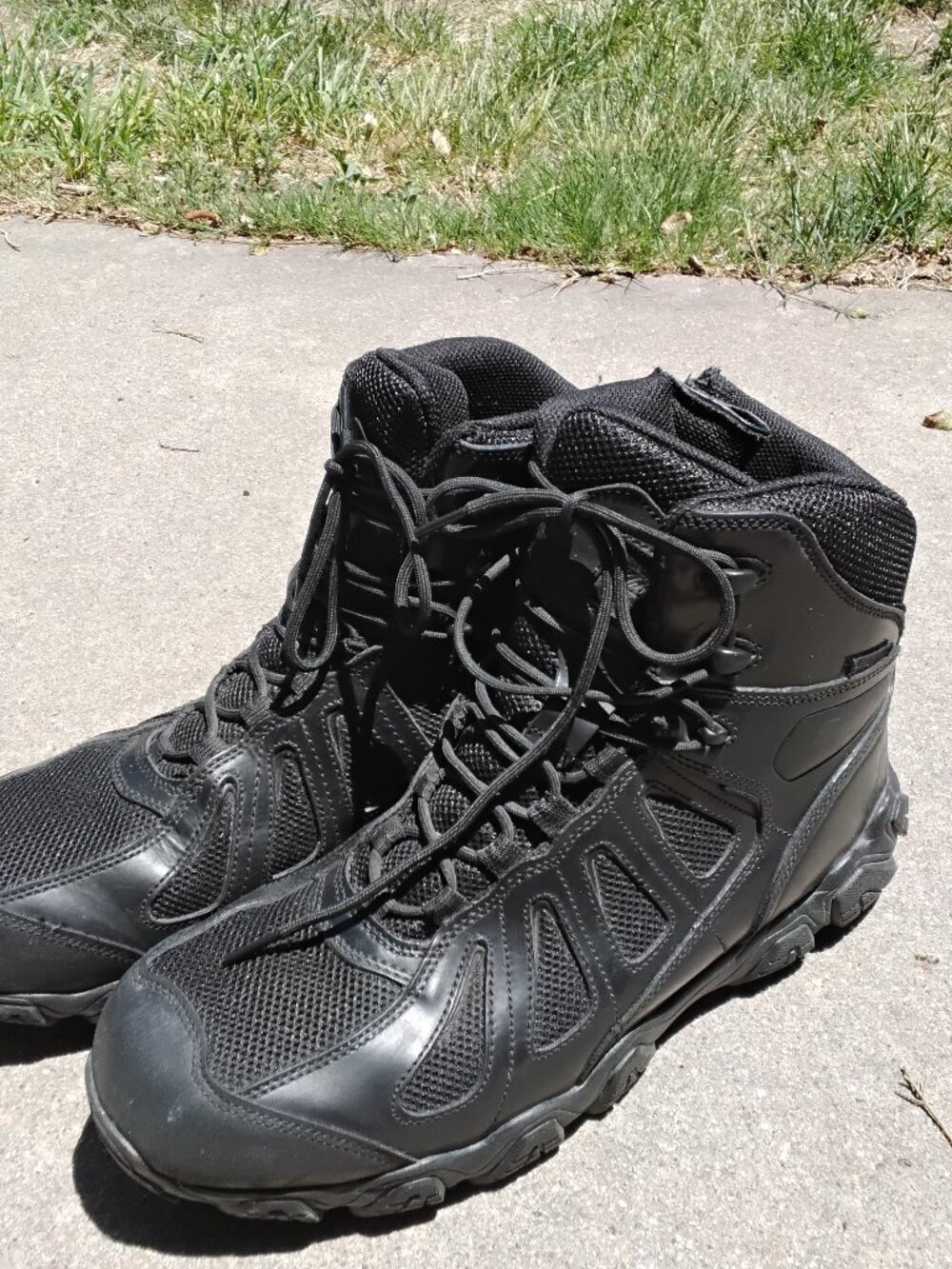 Thorogood Crosstrex 834-6295 Men's 6" Waterproof Side Zip Tactical Boots Sz 14